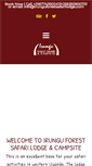 Mobile Screenshot of irunguforestsafarilodge.com
